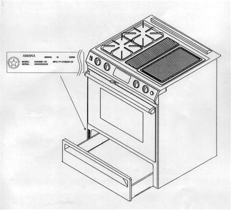 amana gas stove how to turn on oven